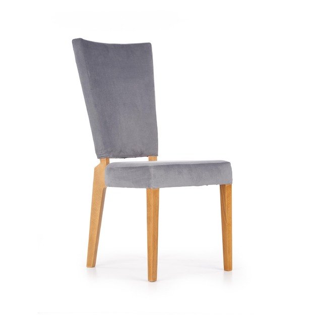 ROIS chair, color: honey oak / grey 9