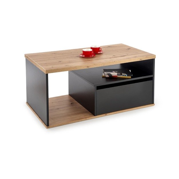 PANTERA c. table, color: wotan oak/black
