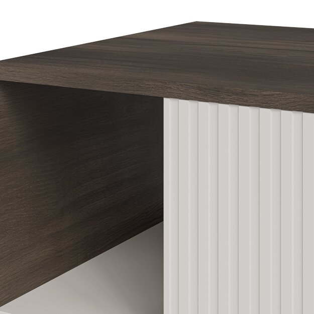 RANDOM 2 LAW-1 coffee table, color: cashmere / walnut / black 2