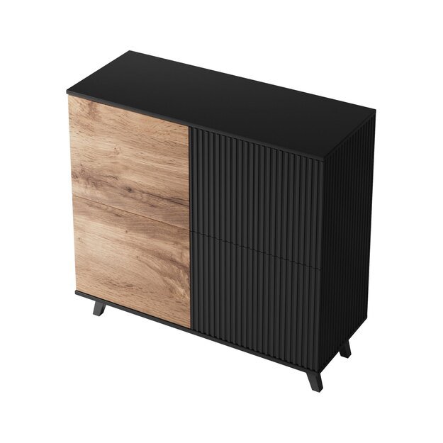 RANDOM KM-2 chest, color: wotan oak/black 11