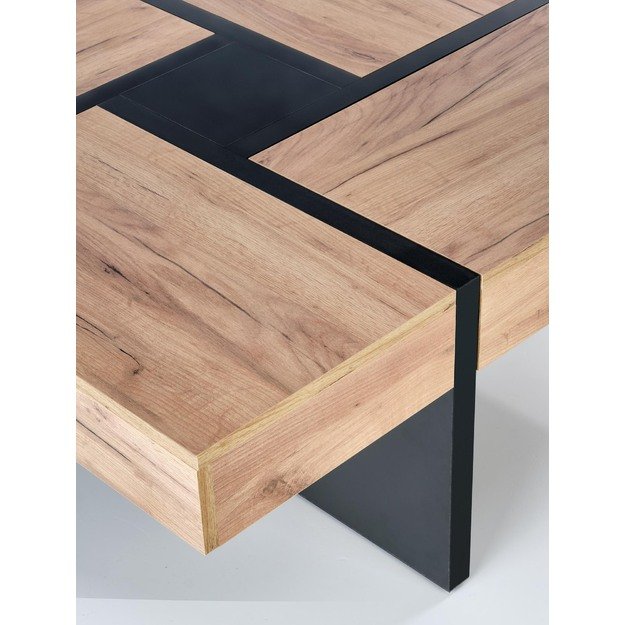 SEVILLA, c.table, craft oak / black 9