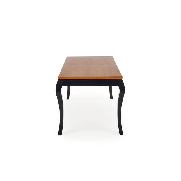 WINDSOR extension table, color: dark oak/black 31