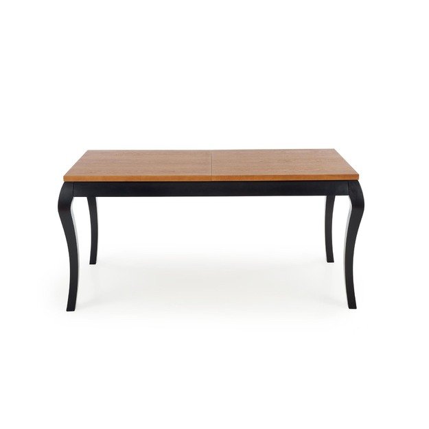 WINDSOR extension table, color: dark oak/black 16