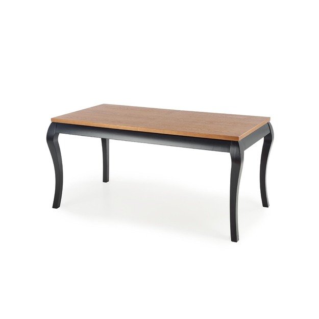 WINDSOR extension table, color: dark oak/black 29