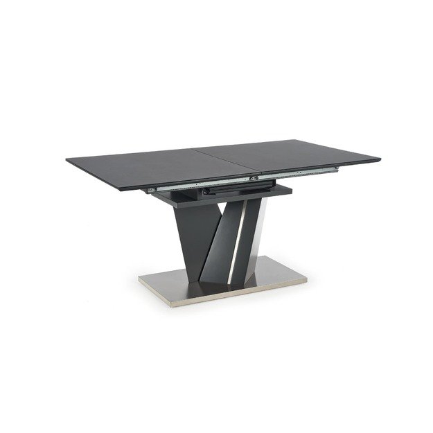 SALVADOR extension table, color: top - dark grey, legs - dark grey 26