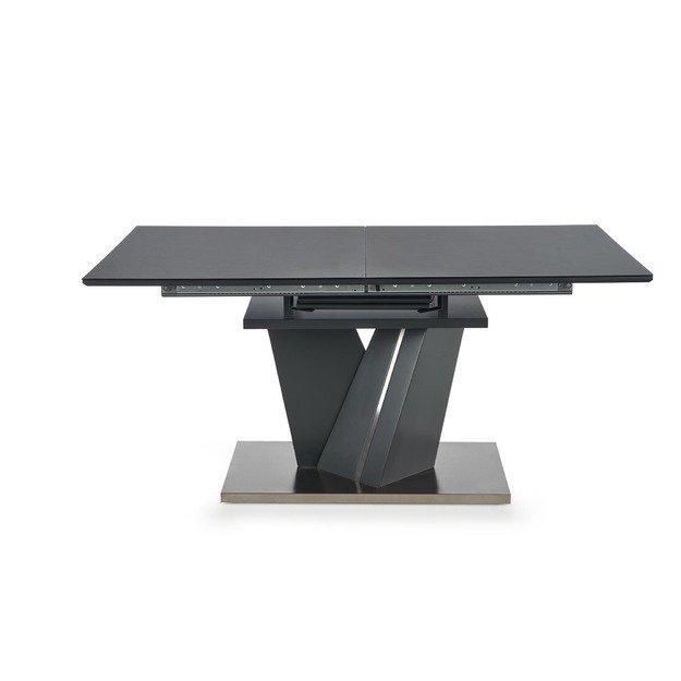 SALVADOR extension table, color: top - dark grey, legs - dark grey 17