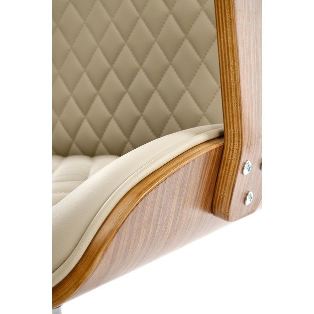 TIMBER o.chair, walnut/beige 9