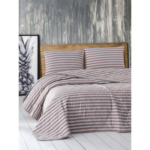 Water Yollu Saten - Brown