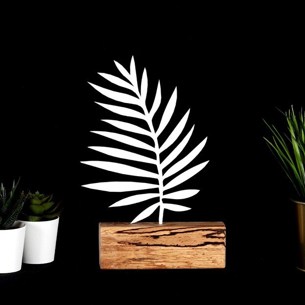 Palm Leaf - White 1