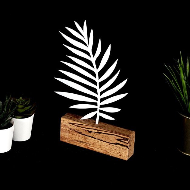Palm Leaf - White 2