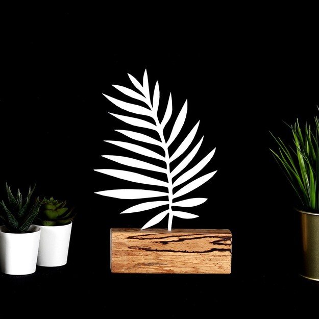Palm Leaf - White