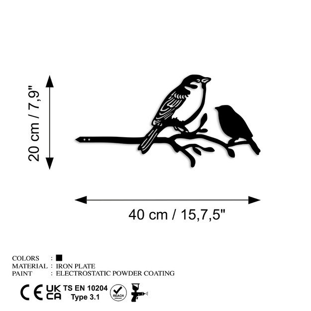 Bird On The Branch 02 - Black 5