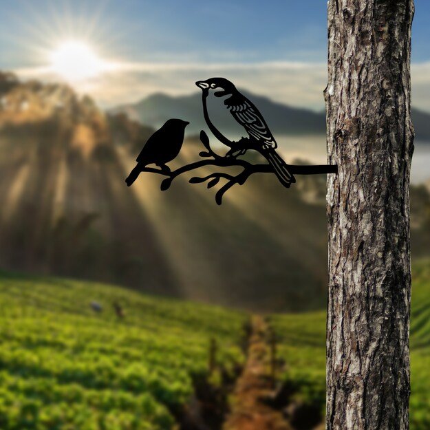 Bird On The Branch 02 - Black 2