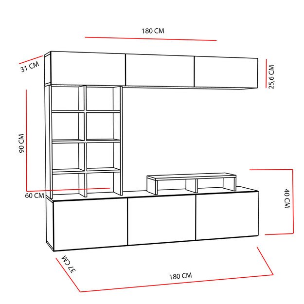 Sasa - Teak, Black 6