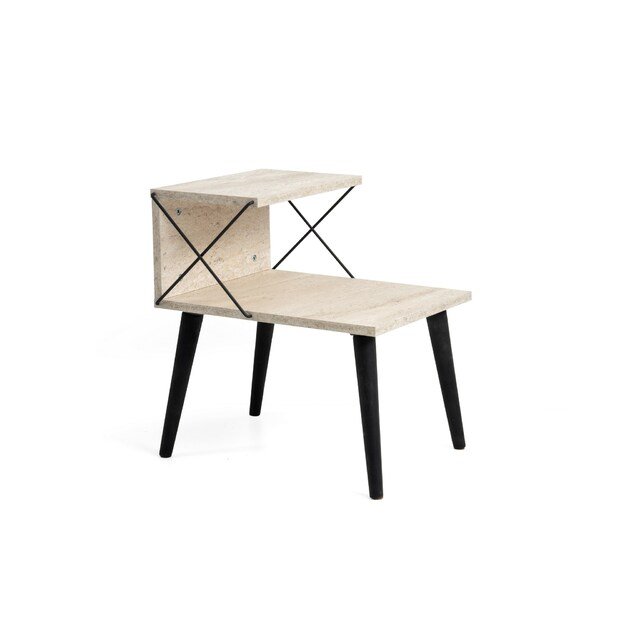 Cross - Black, Travertine 2