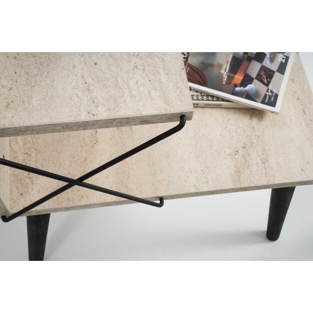 Cross - Black, Travertine 5