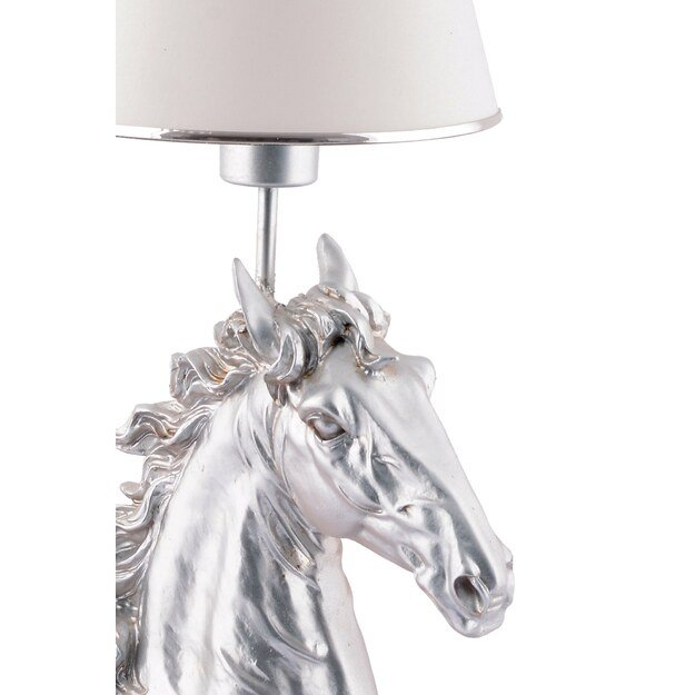 Horse - White, Silver 2