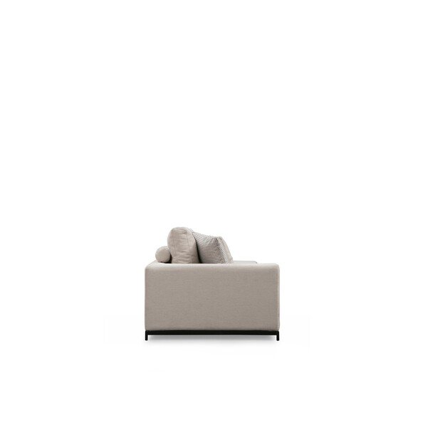 Line With Side Table - Beige 7