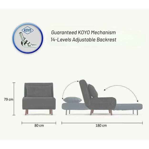 Folde Single - Dark Grey 9