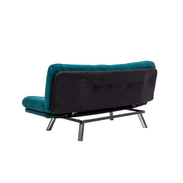 Misa Small Sofabed - Petrol Green 7