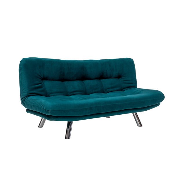 Misa Small Sofabed - Petrol Green 3