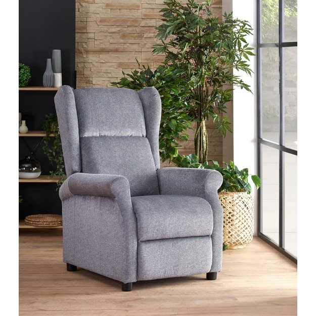 AGUSTIN M recliner with massage function, color: grey 13