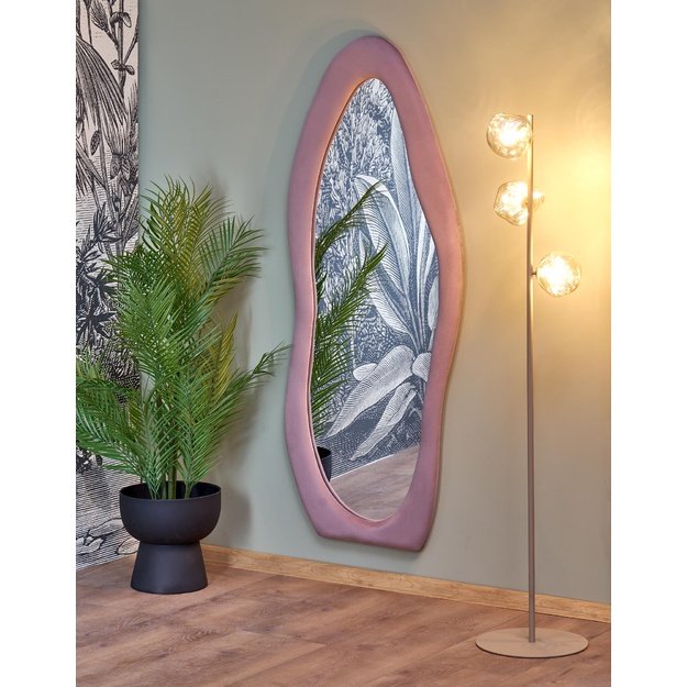 FRIGOLA wall mirror, light pink
