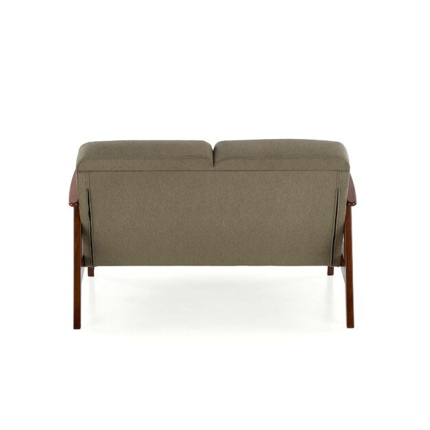 MILANO 2S sofa, olive CASTEL#39 / dark walnut 11