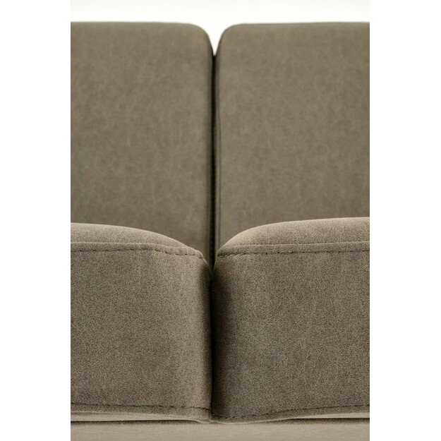 MILANO 2S sofa, olive CASTEL#39 / dark walnut 5