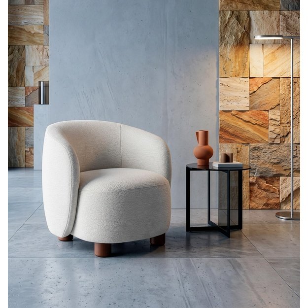 BAKER leisure chair, cream