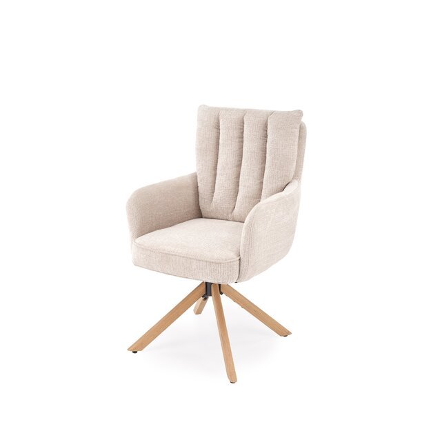 K594 chair,  beige / natural  oak