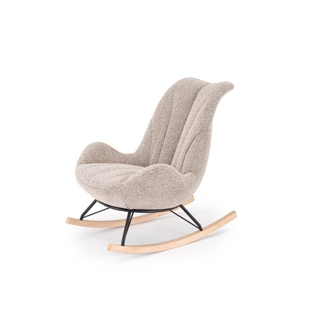 LUIS rocking chair, d.beige