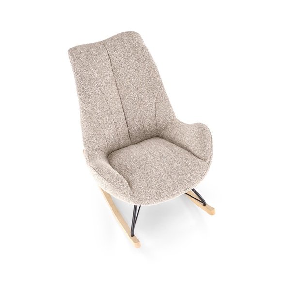 LUIS rocking chair, d.beige