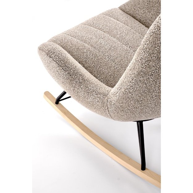 LUIS rocking chair, d.beige