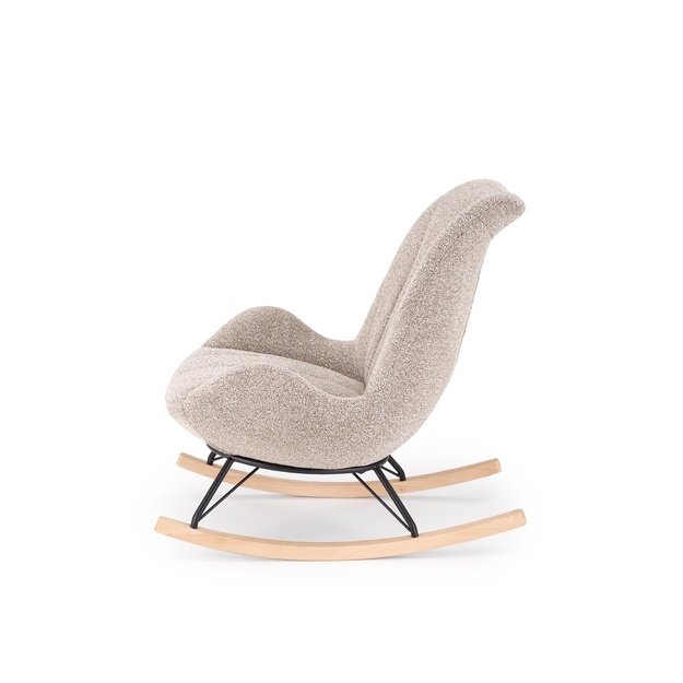 LUIS rocking chair, d.beige