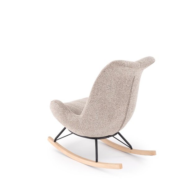 LUIS rocking chair, d.beige
