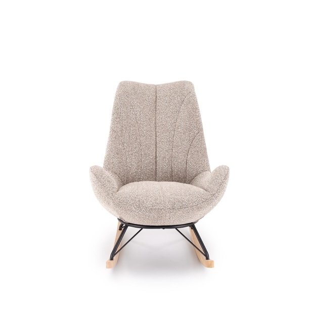 LUIS rocking chair, d.beige