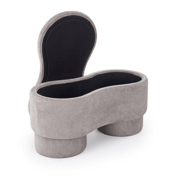 VIVA bench with storage function, grey