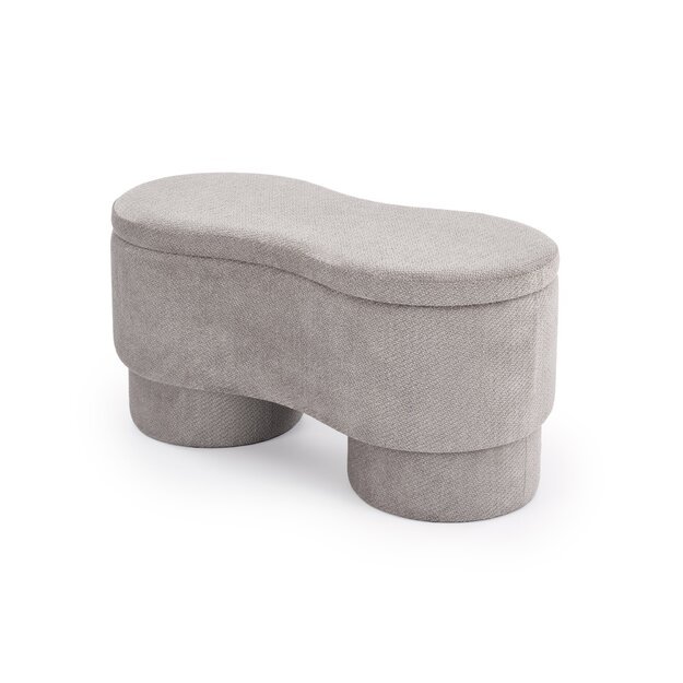 VIVA bench with storage function, grey