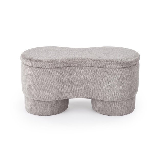 VIVA bench with storage function, grey