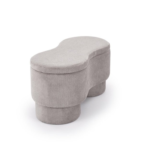 VIVA bench with storage function, grey