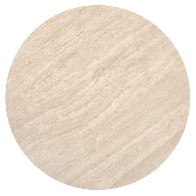 DIAVOLA c.table travertine / walnut