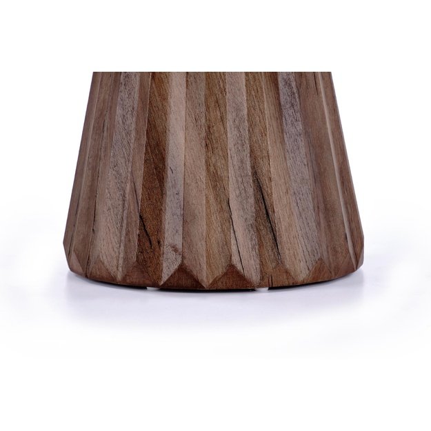DIAVOLA c.table travertine / walnut