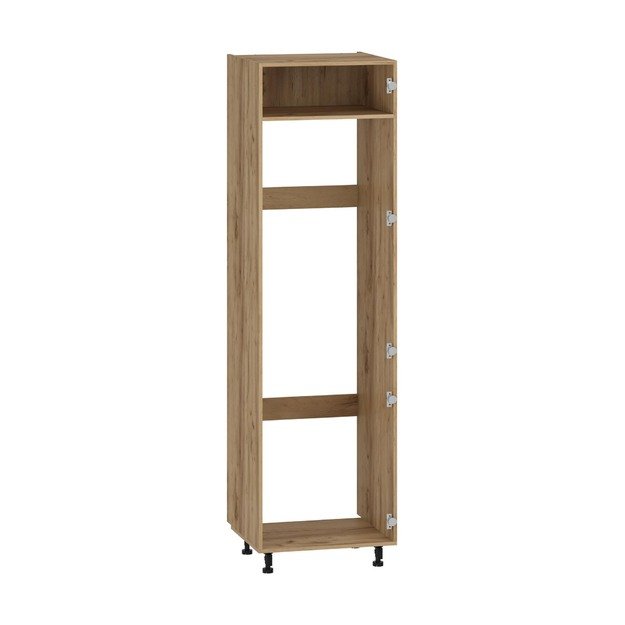 VENTO DL-60/214 carcass, high lower cabinet for a built-in refrigerator craft oak