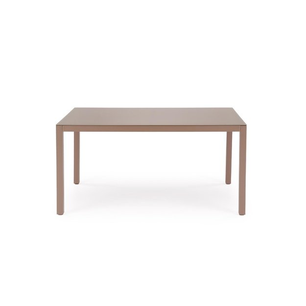 HOVER garden table, beige / cappuccino
