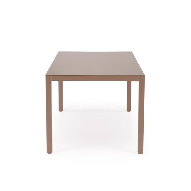 HOVER garden table, beige / cappuccino