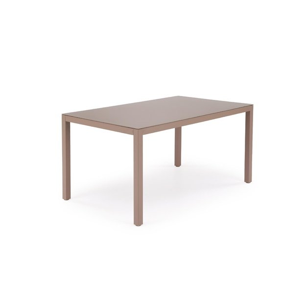 HOVER garden table, beige / cappuccino