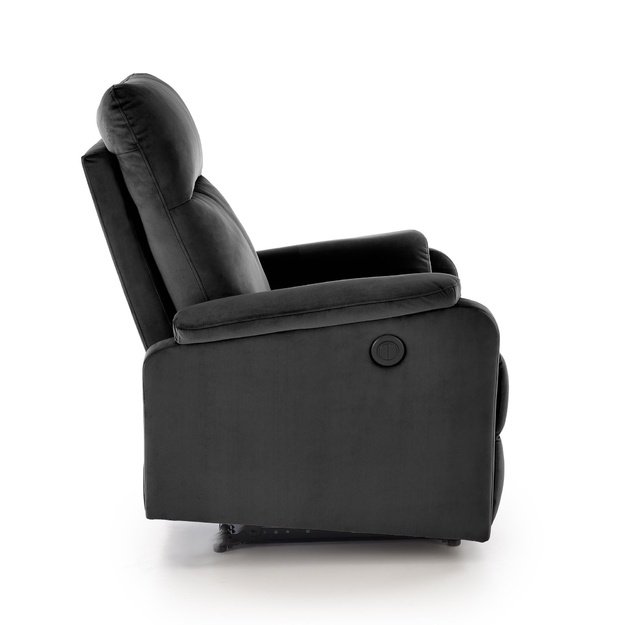 CROCUS electric recliner, black