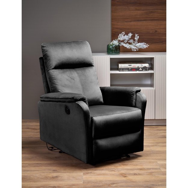 CROCUS electric recliner, black