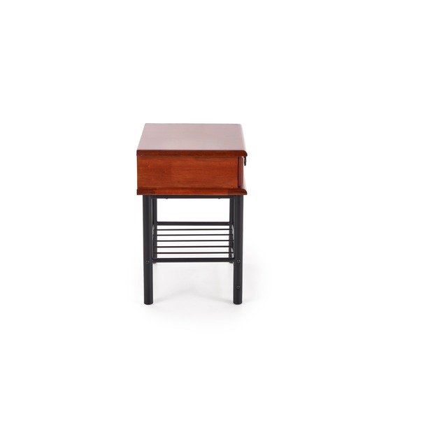 FIONA night stand color: ant cherry/black 2